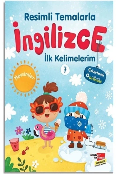 Dikkat Atölyesi Yayınları Resimli Temalarla Ingilizce Ilk Kelimelerim 7 - Mevsimler ürün görseli 1