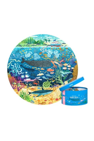 Kollektif Kitap Seti 150P Round Puzzle - Dıve Into The Sea ürün görseli 1