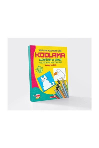 Dikkat Atölyesi Yayınları Algoritma Temelli Kodlama 4 lü set ürün görseli 1