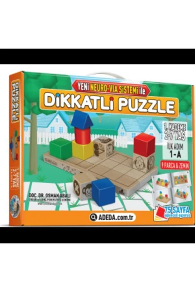 Adeda Yayınları Dikkatli Puzzle Ilk Adım - Yeni Neuro-vıa Sistemi Ile (2 -7 Yaş) ürün görseli 1