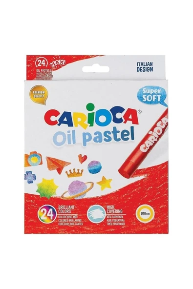 carioca 43278 Super Soft Yağlı Pastel Boya 24 Renk ürün görseli 1