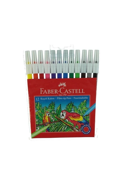 Faber Castell Faber-castell 12 Li Keçeli Kalem ürün görseli 1
