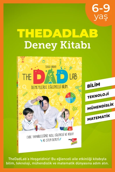 Dikkat Atölyesi Yayınları Thedadlab Stem Deneyleriyle Eğlenceli Bilim ürün görseli 1