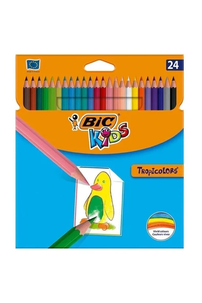 Bic Kuru Boya Tropicolor Tam Boy 24 Lü ürün görseli 1