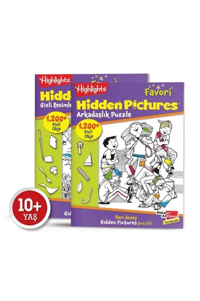 Dikkat Atölyesi Yayınları Favori Hidden Pictures 2'li Set ürün görseli 1