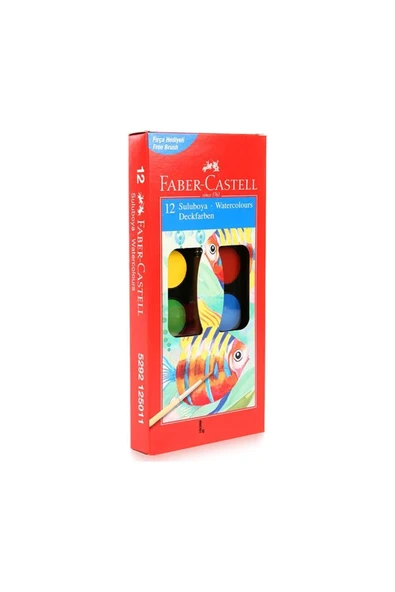 Faber Castell Faber-Castell 12 Renk Sulu Boya ürün görseli 1