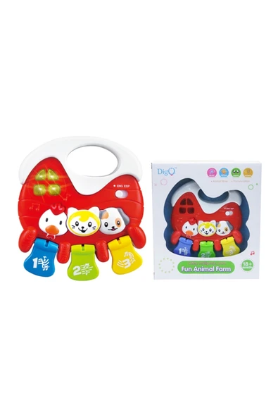 weidey Mini Hayvanlı Sesli Işıklı Oyuncak - Resim 3