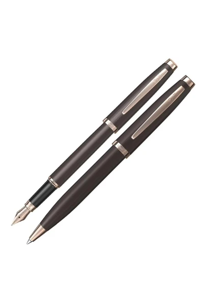 Scrikss 39 Rose Gold Dolma Kalem Tükenmez Kalem Set ürün görseli 1