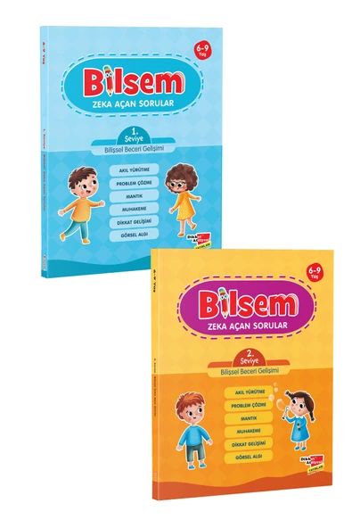 Dikkat Atölyesi Yayınları Çek Kopar Bilsem Sınavı Hazırlık Zeka Açan Sorular 2'li Setle Bilişsel Beceri Gelişimi ürün görseli 1