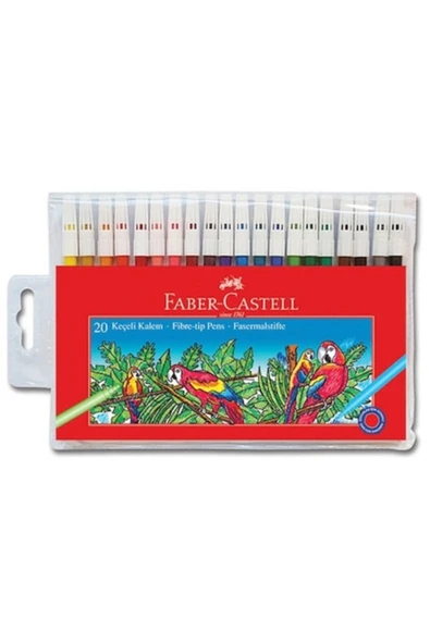 Faber Castell Faber 20 Renk Yıkanabilir Keçeli Kalem 67155120 ürün görseli 1