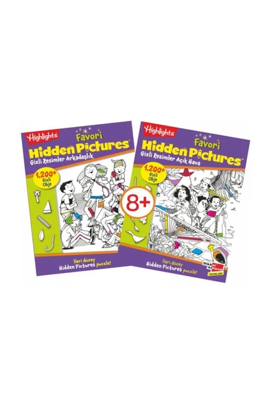 Tercih Yayınları Favori Hidden Pictures Dikkat Atölyesi İkili Set ürün görseli 1