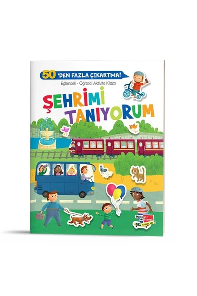 Dikkat Atölyesi Yayınları Şehrimi Tanıyorum Eğlenceli Öğretici Aktivite Kitabı ürün görseli 1