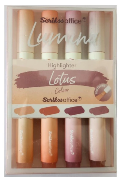 Scrikss Lumina Lotus Fosforlu Kalem 4'lü Set ürün görseli 1