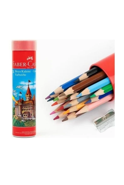 Faber Castell F.castell Metal 24 Lü Tüp Kuruboya R.l ürün görseli 1
