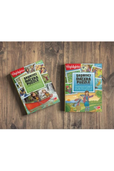 Dikkat Atölyesi Yayınları Highlights Şaşırtıcı Macera Puzzle 2'li Set ürün görseli 1
