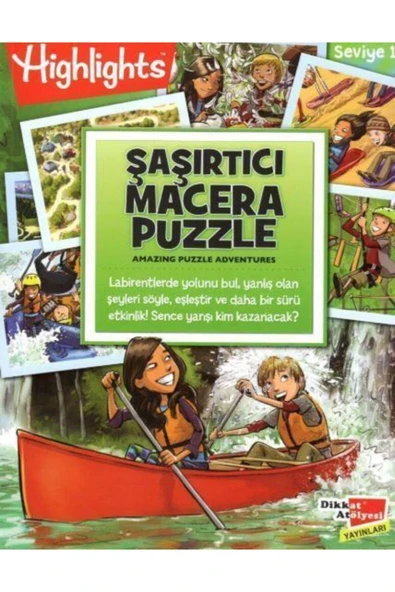 Dikkat Atölyesi Yayınları Highlights Şaşırtıcı Macera Puzzle 2'li Set ürün görseli 1