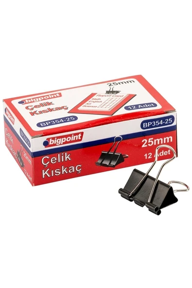 Bigpoint Çelik Kıskaç 25 mm x 12 Düzine ürün görseli 1