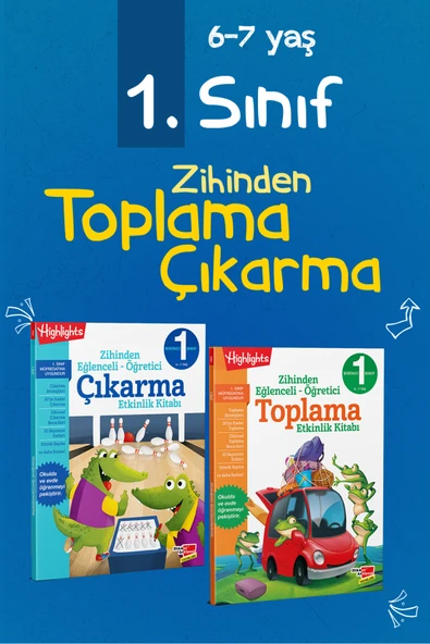 Dikkat Atölyesi Yayınları Dikkat Atölyesi 1. Sınıf Toplama - Çıkarma Etkinlik Kitabı Seti ürün görseli 1