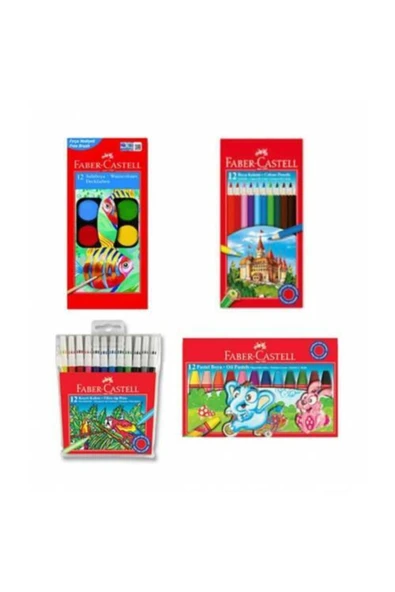 Faber Castell Faber-Castell 4'lü Boyama Seti ürün görseli 1