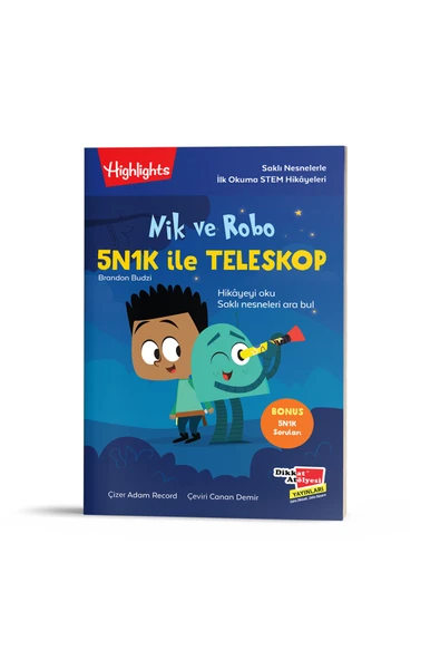 Dikkat Atölyesi Yayınları Nik Ve Robo 5n1k Ile Teleskop ürün görseli 1