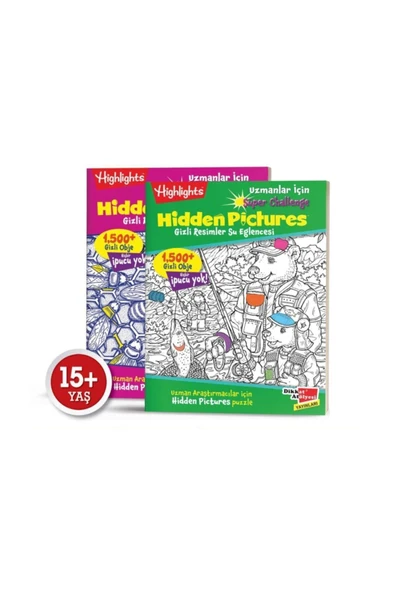 Dikkat Atölyesi Yayınları Uzman Hidden Pictures (2'li Set) ürün görseli 1