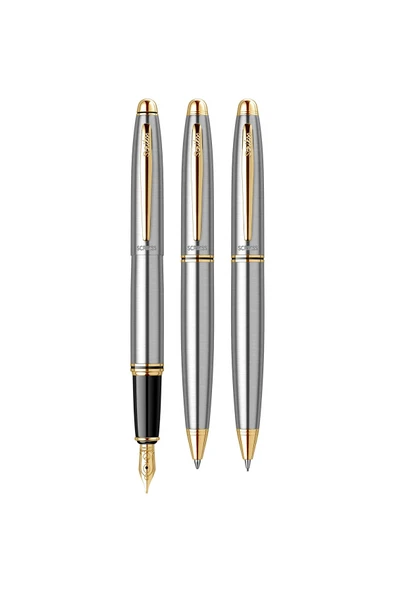 Scrikss WizDesign 88 DOLMA KALEM + TÜKENMEZKALEM + VERSATİL SET GOLD KROM (GARANTİLİ-KUTULU-KİŞİYE ÖZEL) ürün görseli 1