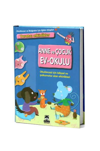 Dikkat Atölyesi Yayınları Anne Ve Çocuk Ev Okulu Ilköğretim Ön Sınıflar Için Bilişsel Ve Psikomotor Alan Etkinlikleri Mavi ürün görseli 1
