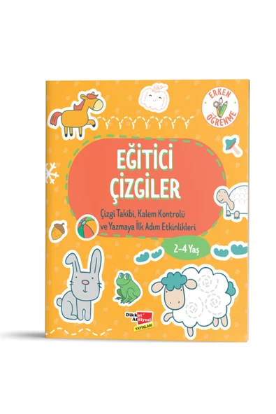 Dikkat Atölyesi Yayınları Dikkat Atölyesi Eğitici Çizgiler Etkinlik Kitabı ürün görseli 1