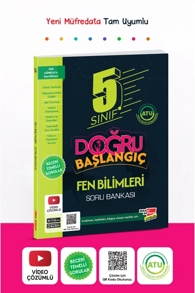 Dikkat Atölyesi Yayınları 5 Sınıf Doğru Başlangıç Fen Bilimleri Soru Bankası ürün görseli 1