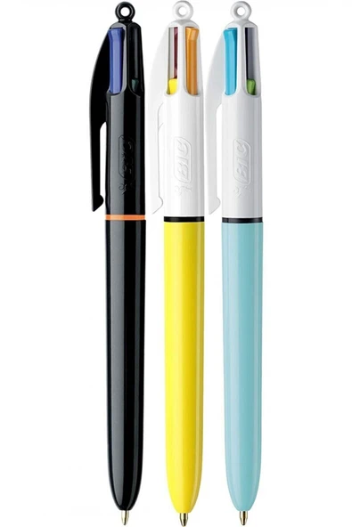 Bic 4 Colour 3'lü Kalem Seti (Pro + Sun + Fun) ürün görseli 1