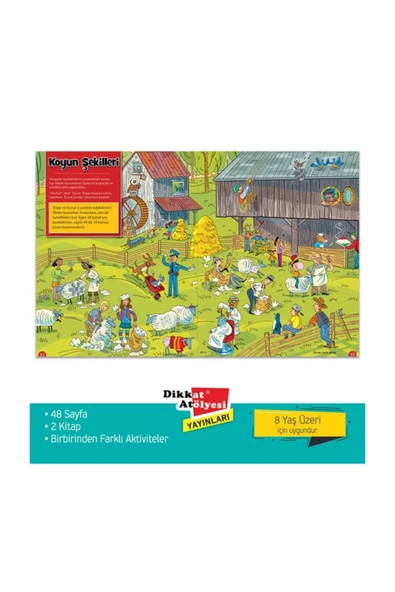 Dikkat Atölyesi Yayınları Şaşırtıcı Macera Puzzle 2 Li Set Kitap Eğlenceli Etkinlik Kitabı ürün görseli 1