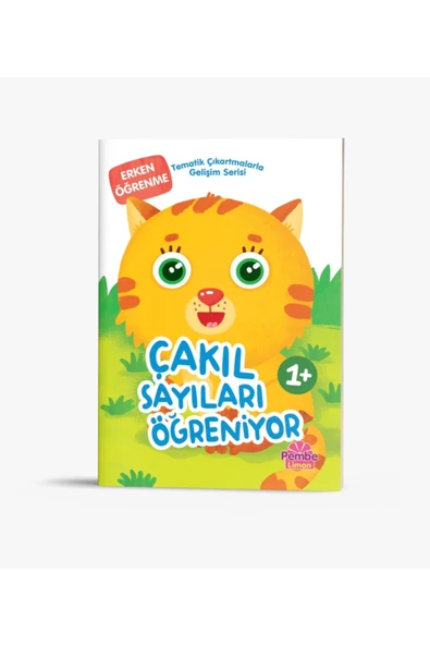 Dikkat Atölyesi Yayınları Tematik Çıkartmalarla Gelişim Serisi - Çakıl Sayıları Öğreniyor, Pembe Limon Kolektif, Pembe Limon, ürün görseli 1