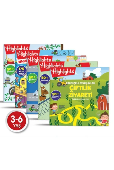 Dikkat Atölyesi Yayınları Sticker Eğlenceli Etkinliklerle Hikayeli Bulmaca 5'li Set ürün görseli 1