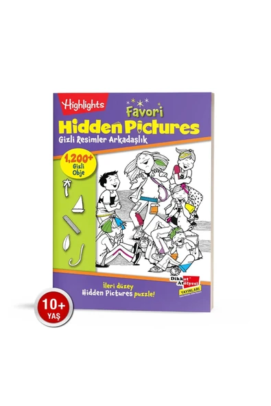 Dikkat Atölyesi Yayınları Favori Hidden Pictures - Arkadaşlık Puzzle (Tek Kitap) ürün görseli 1