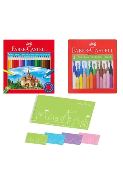 Faber Castell Okul Öğrenci Boyama Seti ürün görseli 1