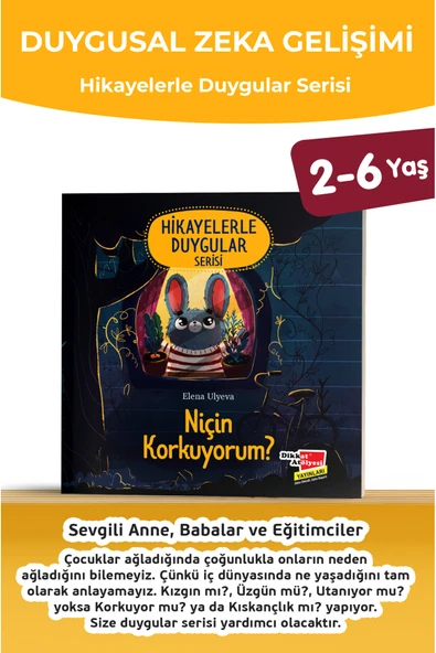 Dikkat Atölyesi Yayınları Niçin Korkuyorum ? - Hikayelerle Duygular Serisi ürün görseli 1