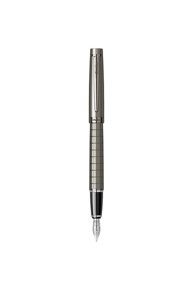 Scrikss WizDesign 38 DOLMA KALEM KARBON GRİ FINE UÇ - ÖMÜR BOYU GARANTİLİ / LÜKS KUTULU / İSME ÖZEL TASARIM ürün görseli 1