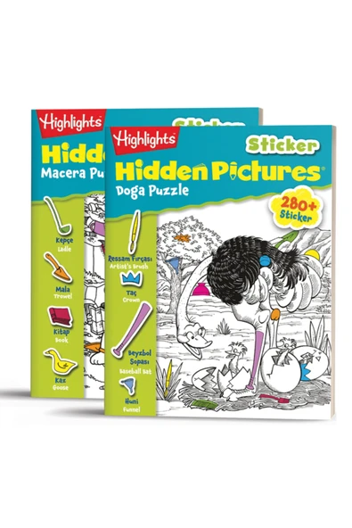Dikkat Atölyesi Yayınları Highlights Sticker Hidden Pictures Set ürün görseli 1