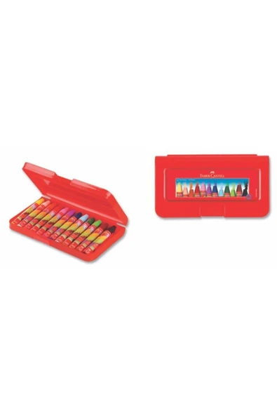 Faber Castell Faber Pastel Boya Plastik Kutu 12 Li 125112 ürün görseli 1