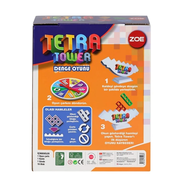 35008 Zoe Tetra Power Denge Oyunu -KS Game ürün görseli 1