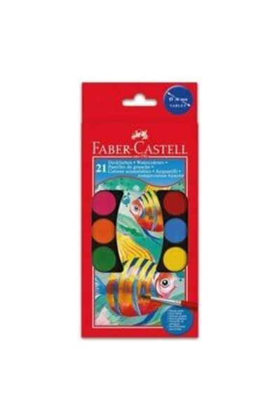 Faber Castell Sulu Boya 21 Renk ürün görseli 1