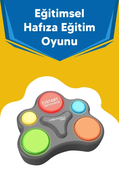 Dikkat Atölyesi Yayınları Işıklı ve Sesli Hafıza Oyunu ürün görseli 1