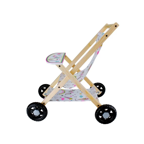 ÇG71 Okutan, Ahşap Bebek Arabası - Resim 2