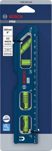 Bosch PRO Alüminyum Torpido Terazi 20cm 8inç ürün görseli 1