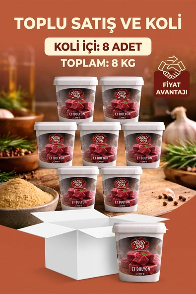 Et Bulyon 1000 G x 8 Adet - 1 Koli (Koli Bazlı Avantaj Paketi) ürün görseli 1