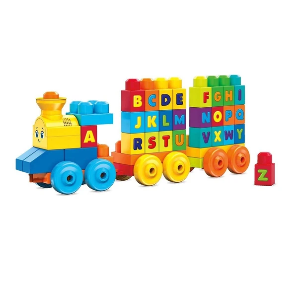 FWK22 MEGA BLOKS® Müzikli Alfabe Treni 50 parça +1 yaş ürün görseli 1