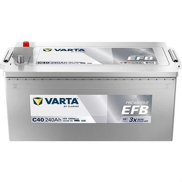 C40 12V240 AH VARTA AKÜ EFB ( SADECE İSTANBUL KOCAELİ ) ürün görseli 1