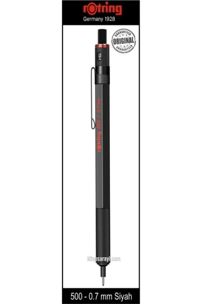 Rotring 500 Mekanik Versatil Kalem Siyah 0.7 Mm ürün görseli 1