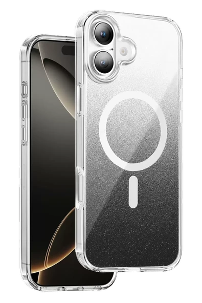 Onegif Apple iPhone 17 Sora Simli Magsafe Kapak - Siyah ürün görseli 1