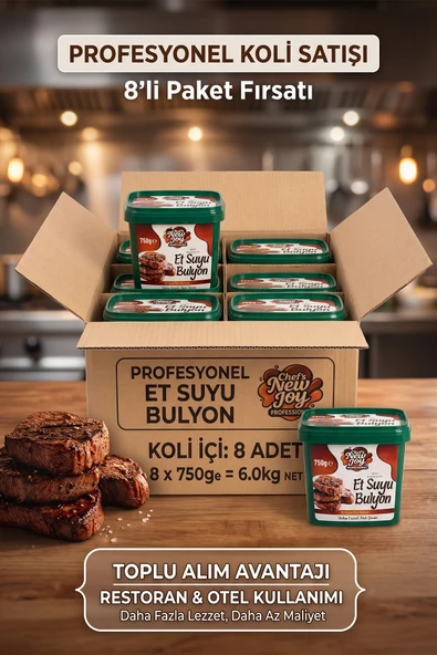 Et Bulyon 750 G x 8 Adet - 1 Koli (Koli Bazlı Avantaj Paketi) ürün görseli 1